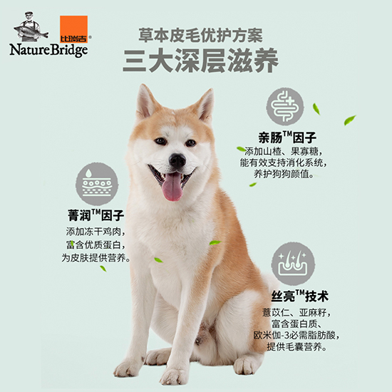 比瑞吉無谷草本全價(jià)犬糧（皮膚全期） 添加薏苡仁