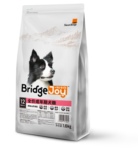 比瑞吉俱樂(lè)部全價(jià)成年期犬糧 添加山藥海苔1.6kg